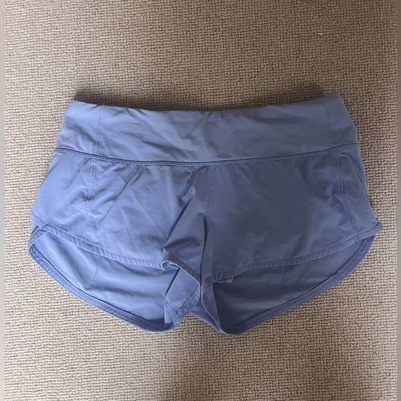 Lululemon Speed up shorts 2”in Hydrangea Blue - Picture 2 of 6